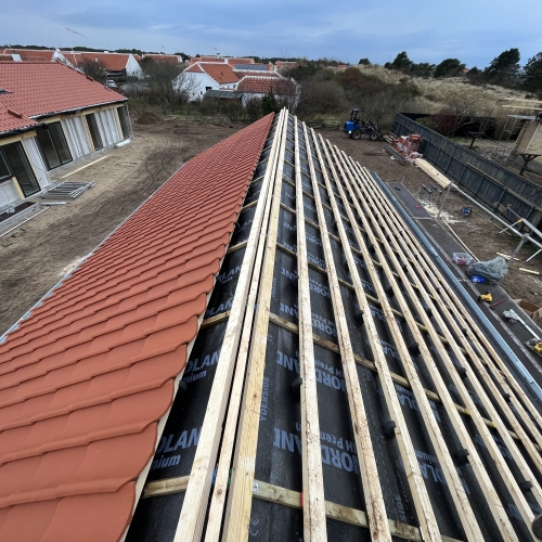 Nyt tag på hus